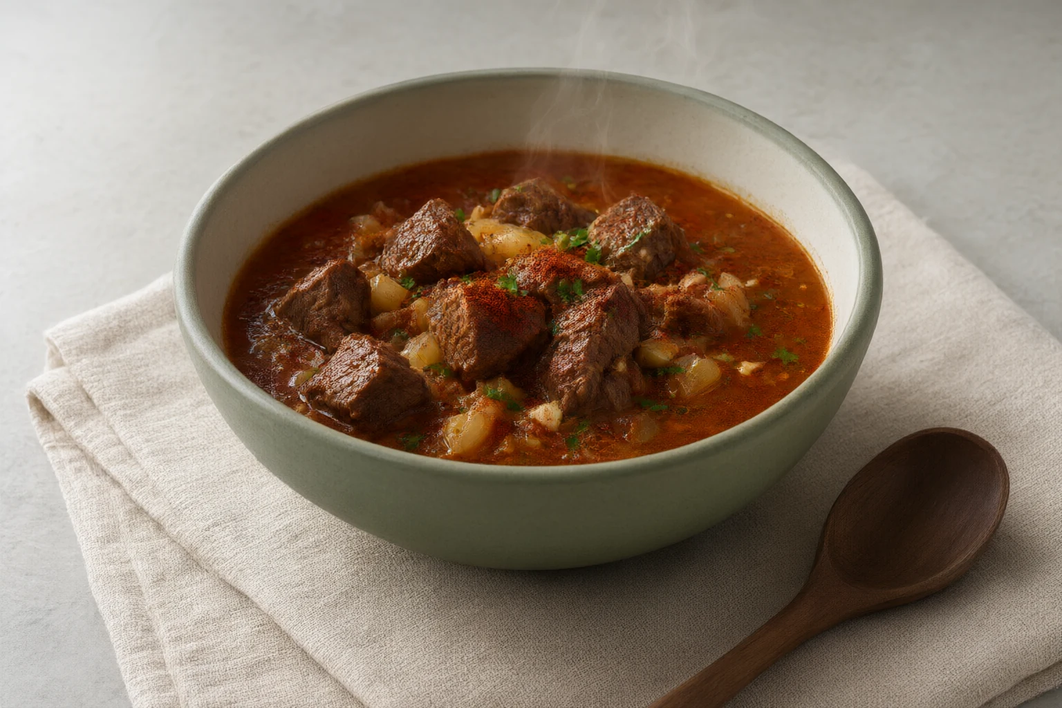 Hungarian Beef Goulash (Gulyás)