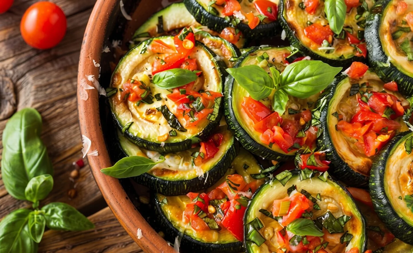 Zucchini And Tomatoes